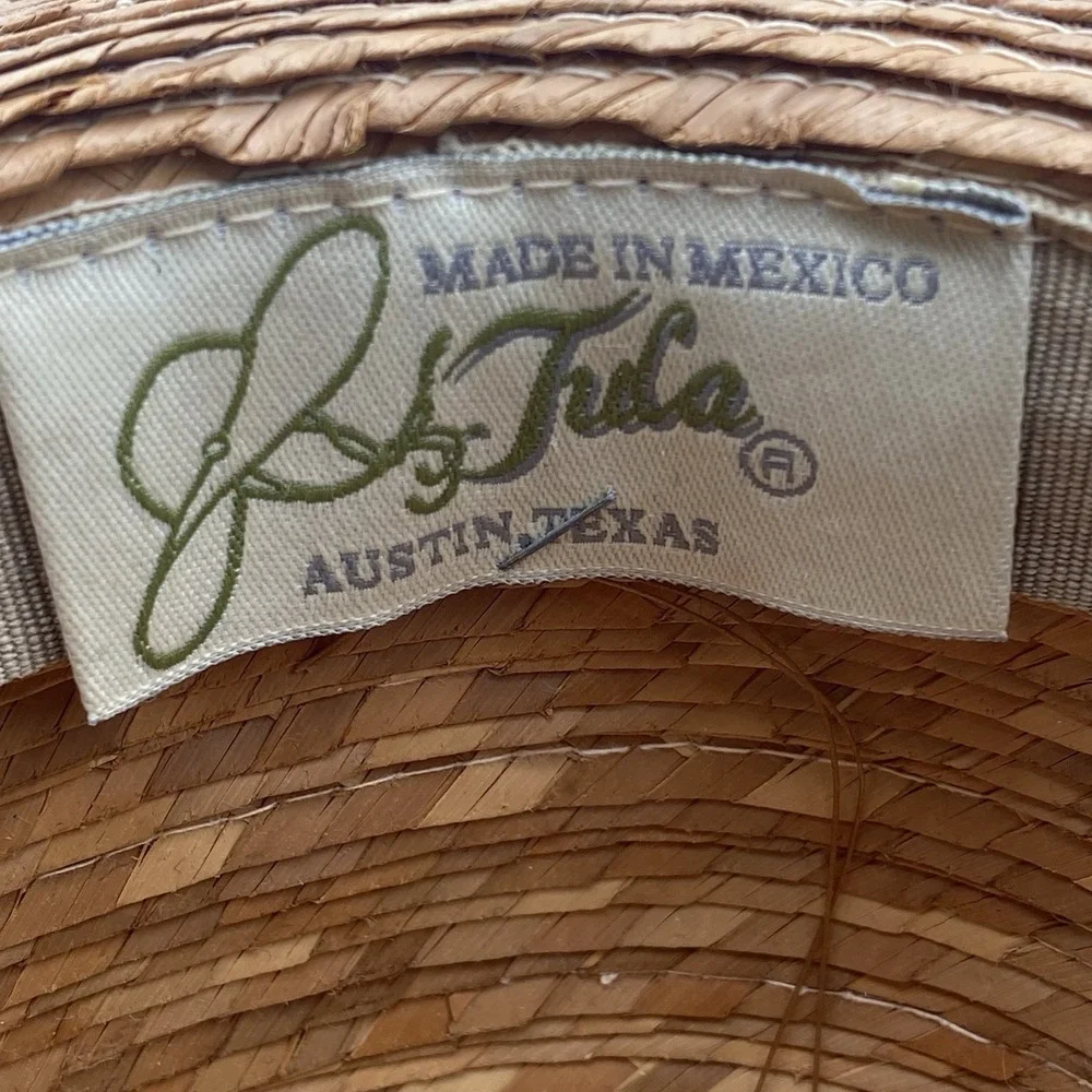Natural Straw Sun Hat with Black Band